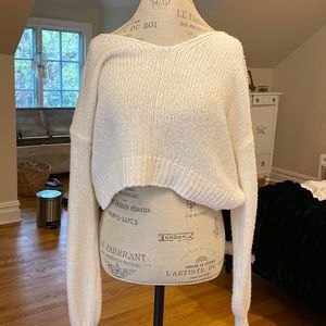 Urban outfitters white sweater